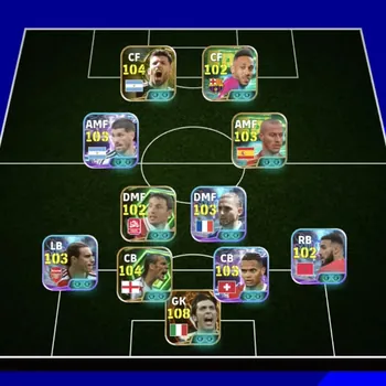 eFootball Accounts High-End Kolektif 3206+ Buffon bigitime x Suarez x Aguero blitz x Rio Ferdinand