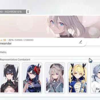 Chaos Zero Nightmare Accounts Global|Lv 55|4SSR 1 Limited (RossweisseM2,Fei,Adelheid,Tiphera|4Selector*5|181RA|Rate