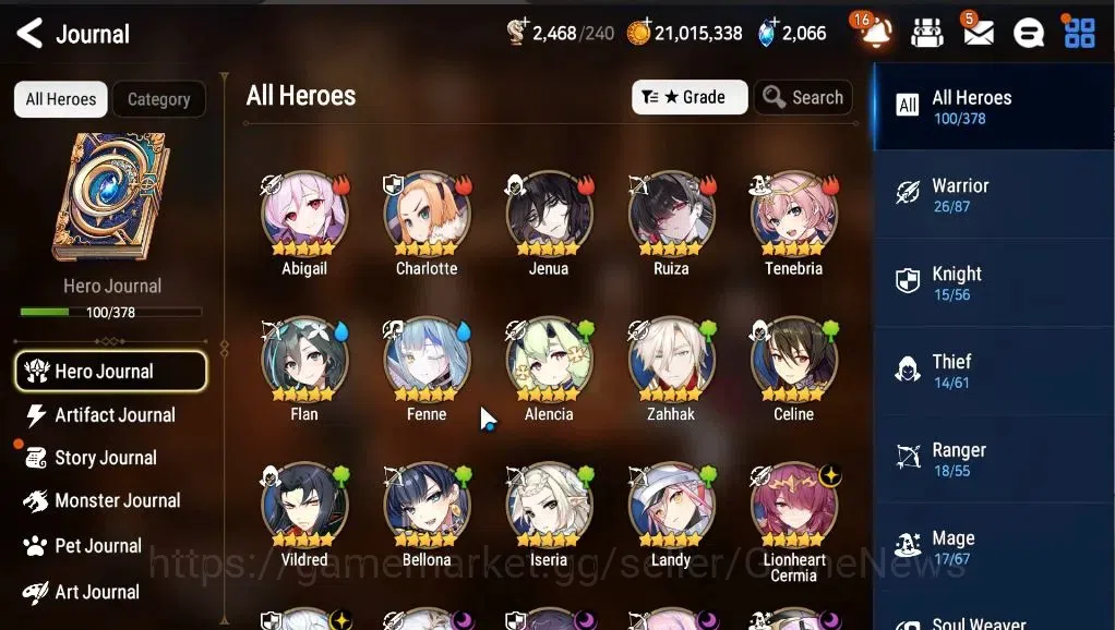 Epic Seven Accounts GLOBAL Unverif|7 ML [Salome,Belian,EW Ludwig,FCeci image 5