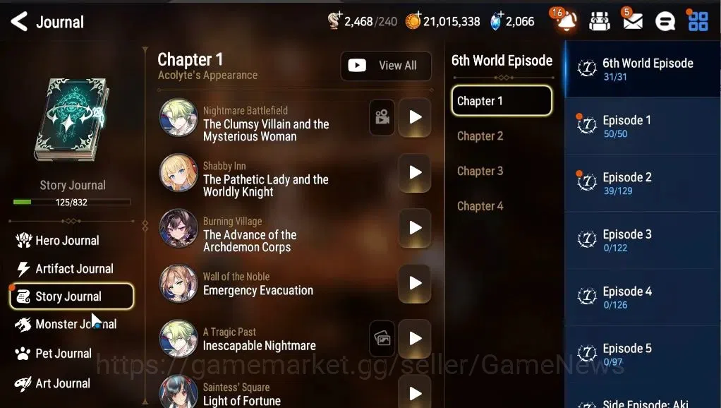 Epic Seven Accounts GLOBAL Unverif|7 ML [Salome,Belian,EW Ludwig,FCeci image 9