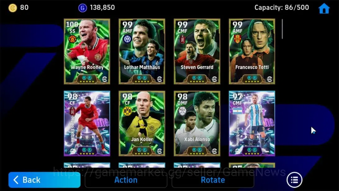 eFootball Accounts Android|Jan Koller Poacher,Hugo Ekitike,Wayne Roon image 14