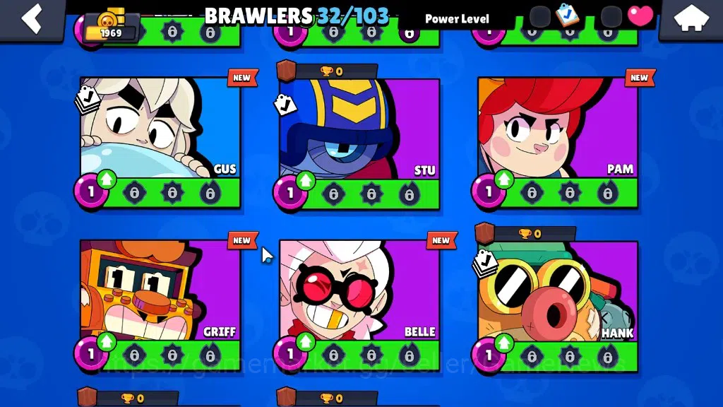 Brawl Stars Accounts 1969 Trophy|32 Brawlers 4 Max [Kit,Crow,Penny,Shel image 11