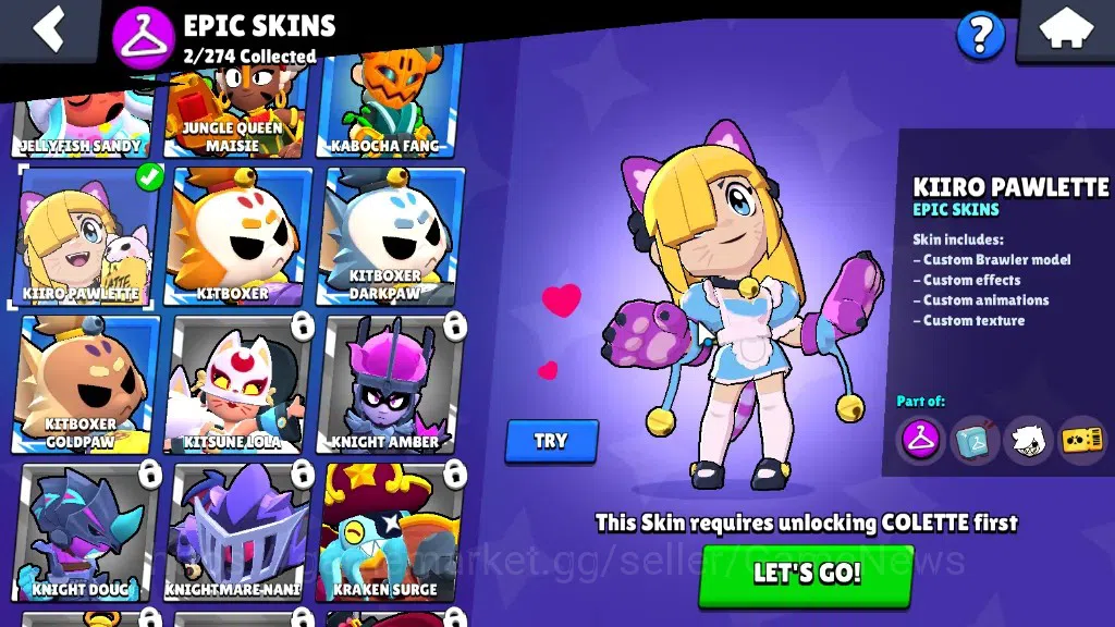 Brawl Stars Accounts 1969 Trophy|32 Brawlers 4 Max [Kit,Crow,Penny,Shel image 16