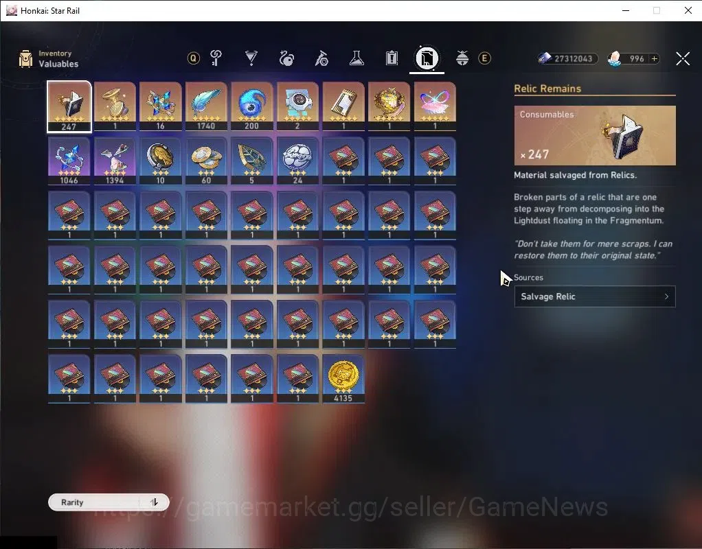Honkai Star Rail Accounts Asia|TL70|19 Limited|[(CastoriceE2,EvernightE2,Rap image 12