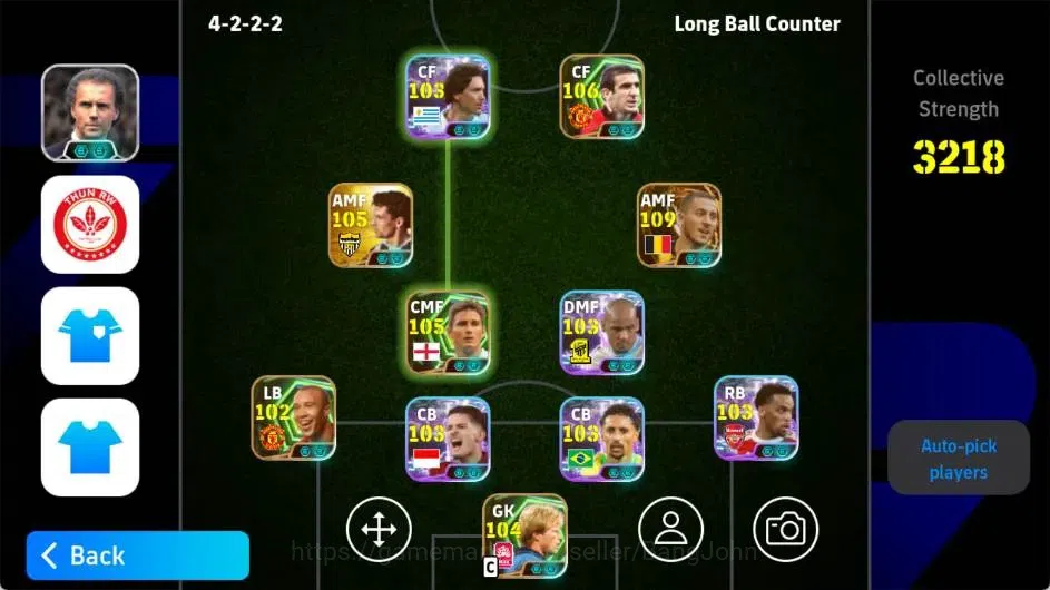 eFootball Accounts Android|PW 3218|E Hazard BigTime,J Hubner ShowT,D  image 6