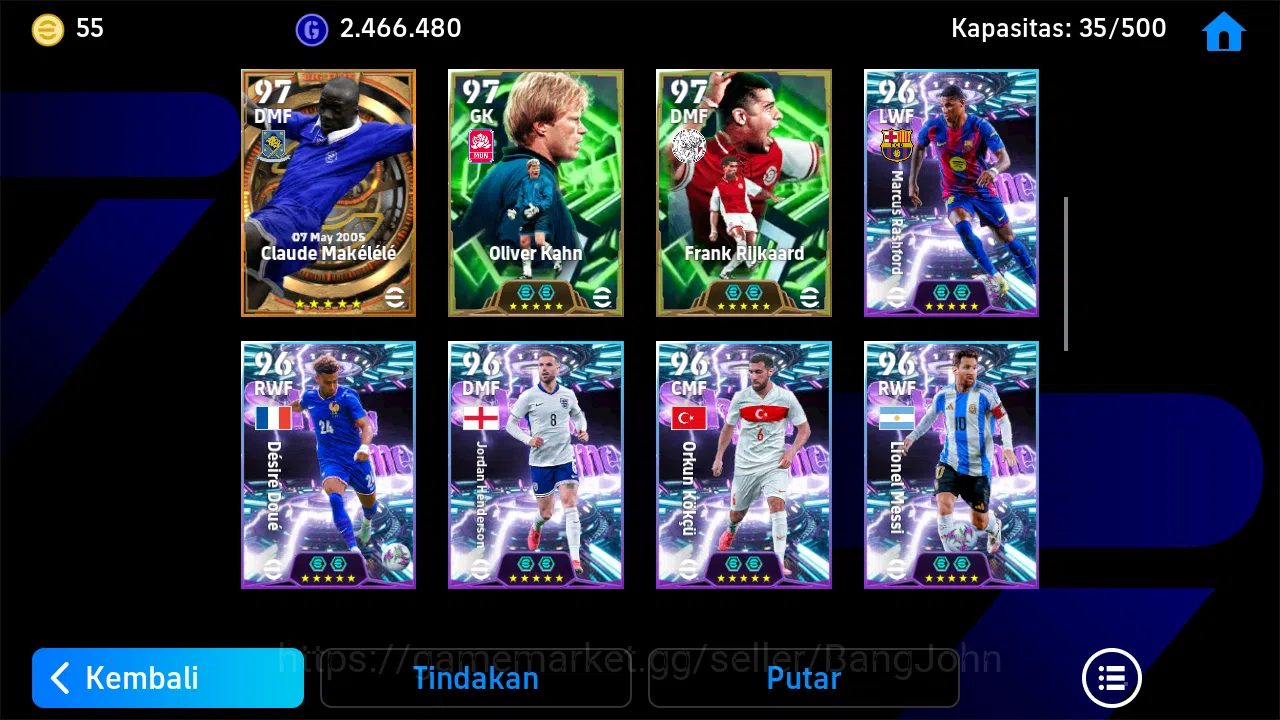 eFootball Accounts Power 3191 | George Best Bigtime | Bale Epik | Oma image 3