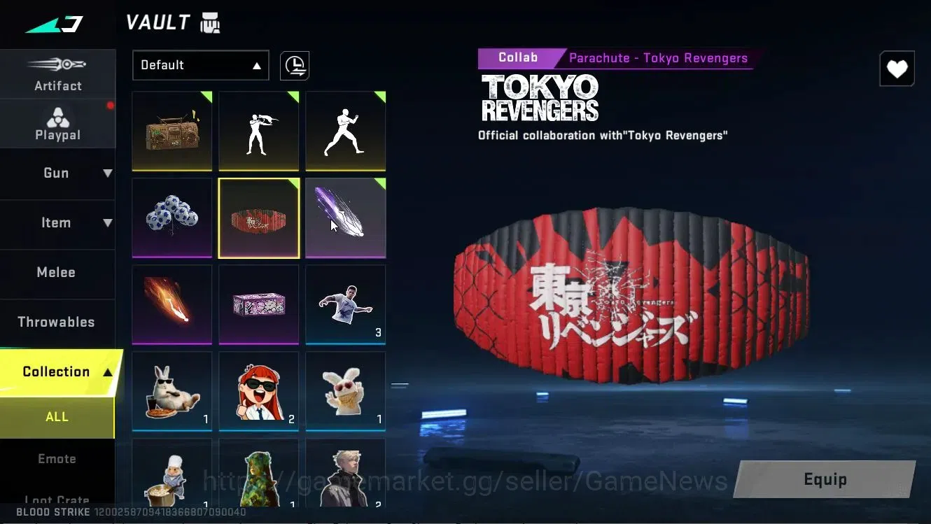 Blood Strike Accounts Collab Skin ASIA|ETERNAL DEagle|Collab TR [JACK, FN2000]+Enzo [KRAKEN]|ULTRA [ETHAN]|Legendary [Off 20