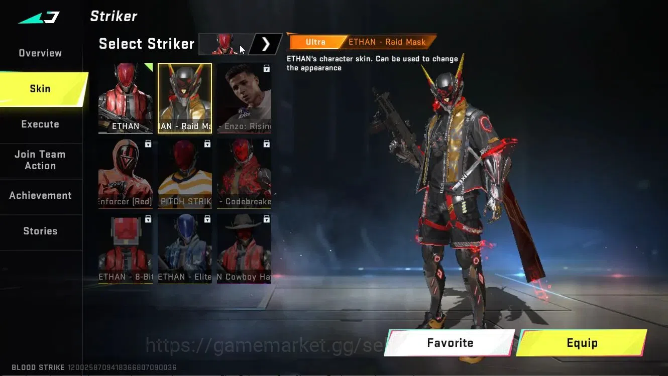 Blood Strike Accounts Collab Skin ASIA|ETERNAL DEagle|Collab TR [JACK, FN2000]+Enzo [KRAKEN]|ULTRA [ETHAN]|Legendary [Off 3