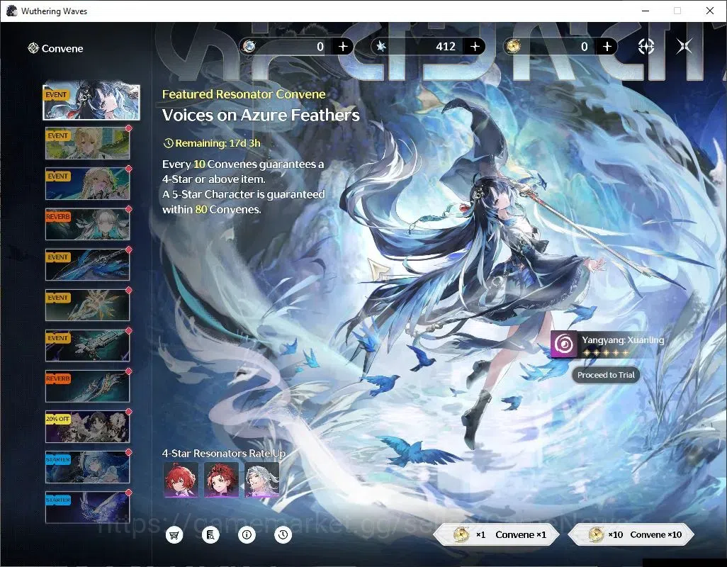 Wuthering Waves Accounts Others SEA |UL 49|2 Limited| Yangyang: Xuanling RC 5+Signature, Rebecca |150 Lstr Tide|DB Lvl 12