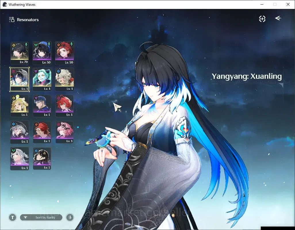 Wuthering Waves Accounts Others SEA |UL 49|2 Limited| Yangyang: Xuanling RC 5+Signature, Rebecca |150 Lstr Tide|DB Lvl 2