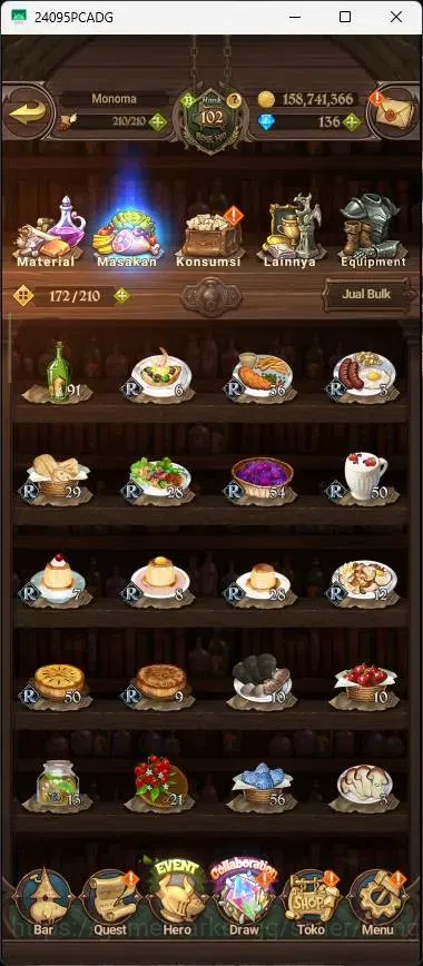 The Seven Deadly Sins: Grand Cross Accounts Others ASIA |5,6M CC|136 DM|5 LR|10 UR|LR Mesis 3/6|UR Menot 2/6,KOTP Tristan 15