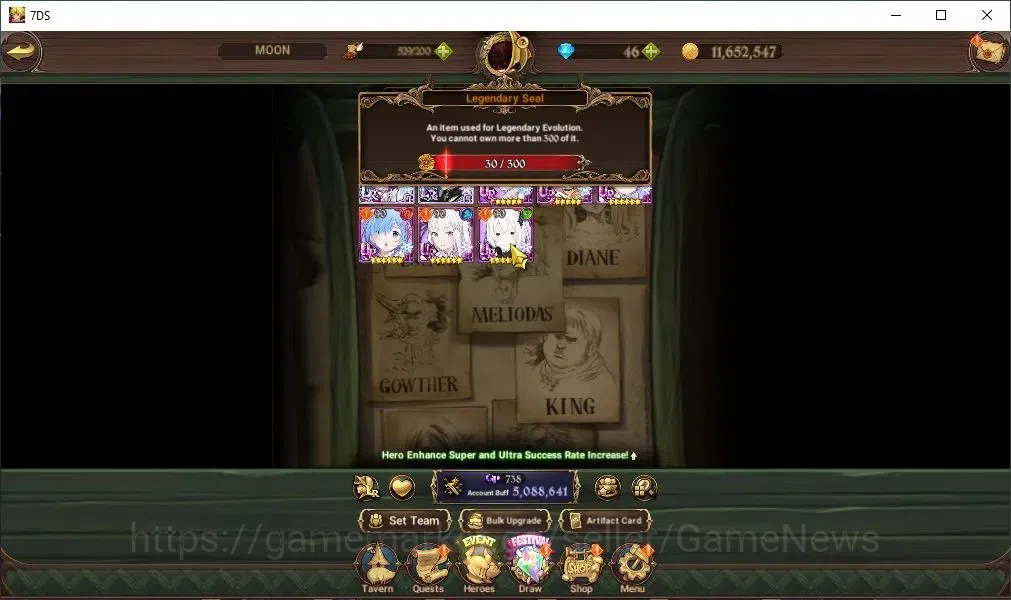 The Seven Deadly Sins: Grand Cross Accounts Global|5M CC|30 LS|6 LR+11 UR+Collab ReZero|Lillia image 5