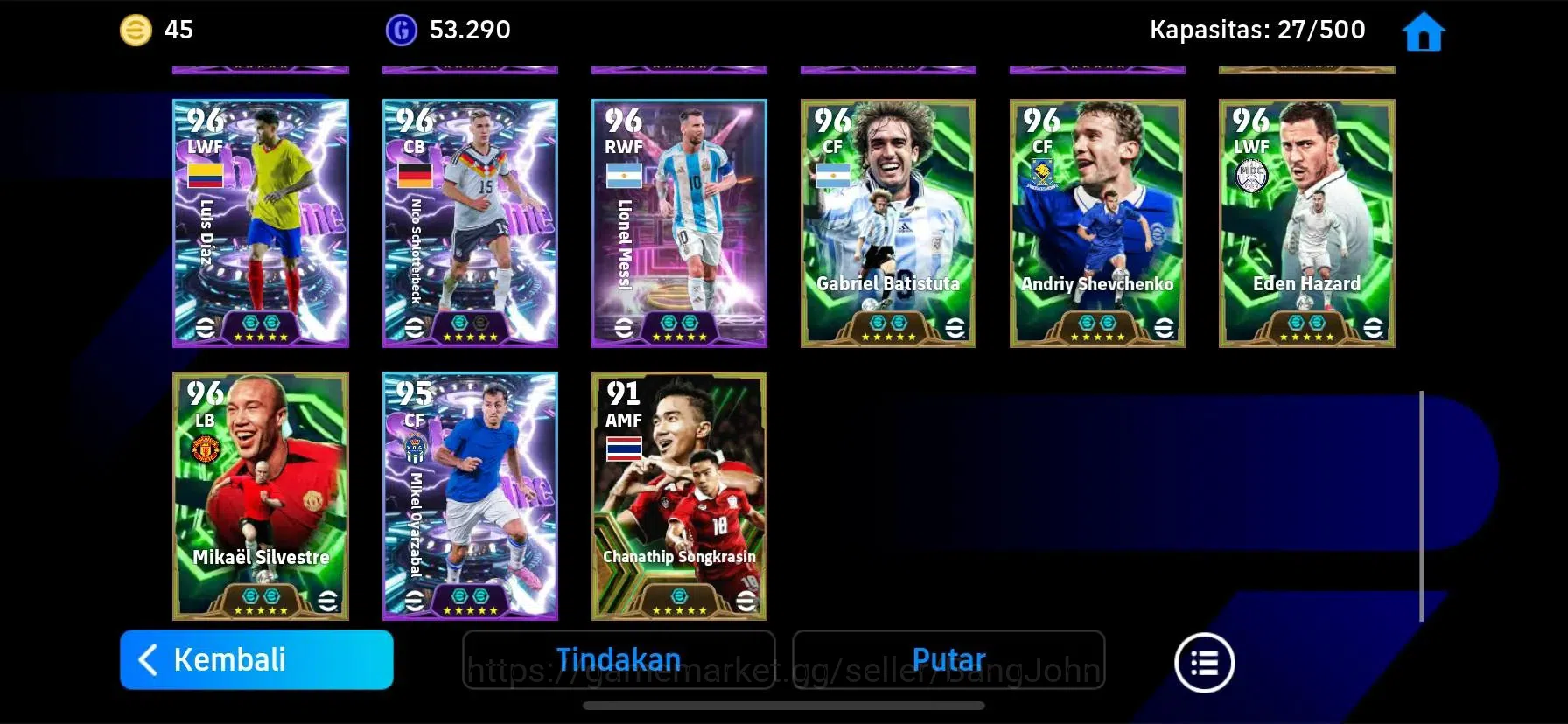 eFootball Accounts Mobile|PW 3217|Gareth Bale Sasuke,Frank Rijkaard B image 7