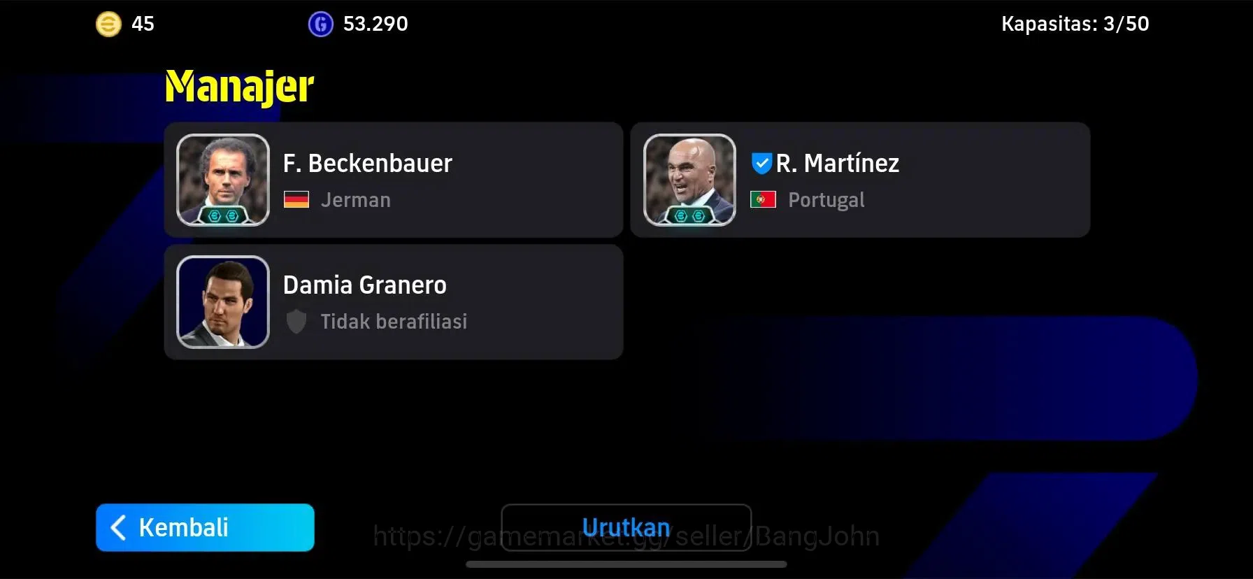 eFootball Accounts Mobile|PW 3217|Gareth Bale Sasuke,Frank Rijkaard B image 9