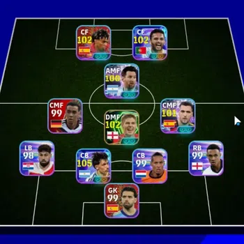 eFootball Accounts Meta Player Android|Show Time Lisandro Martines,Goncalo Ramos,Lamine Yamal|Epic Steven