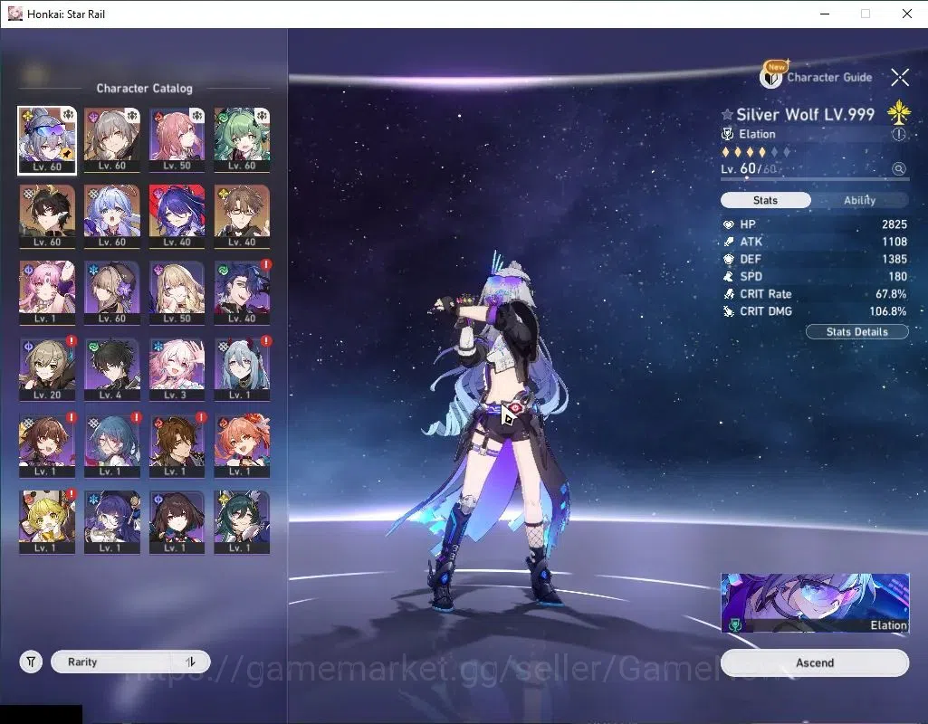 Honkai Star Rail Accounts Asia|TL46|6 Limited|[Silver Wolf 999 + Signature,H image 4