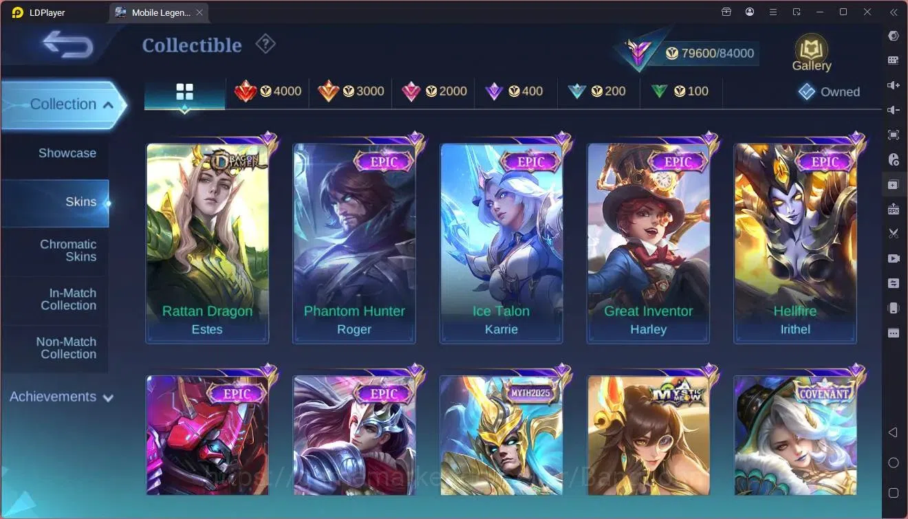 Mobile Legends: Bang Bang Accounts Global|Hero 132|Skin 330|Renowned|KOF Chou,Karina| image 12
