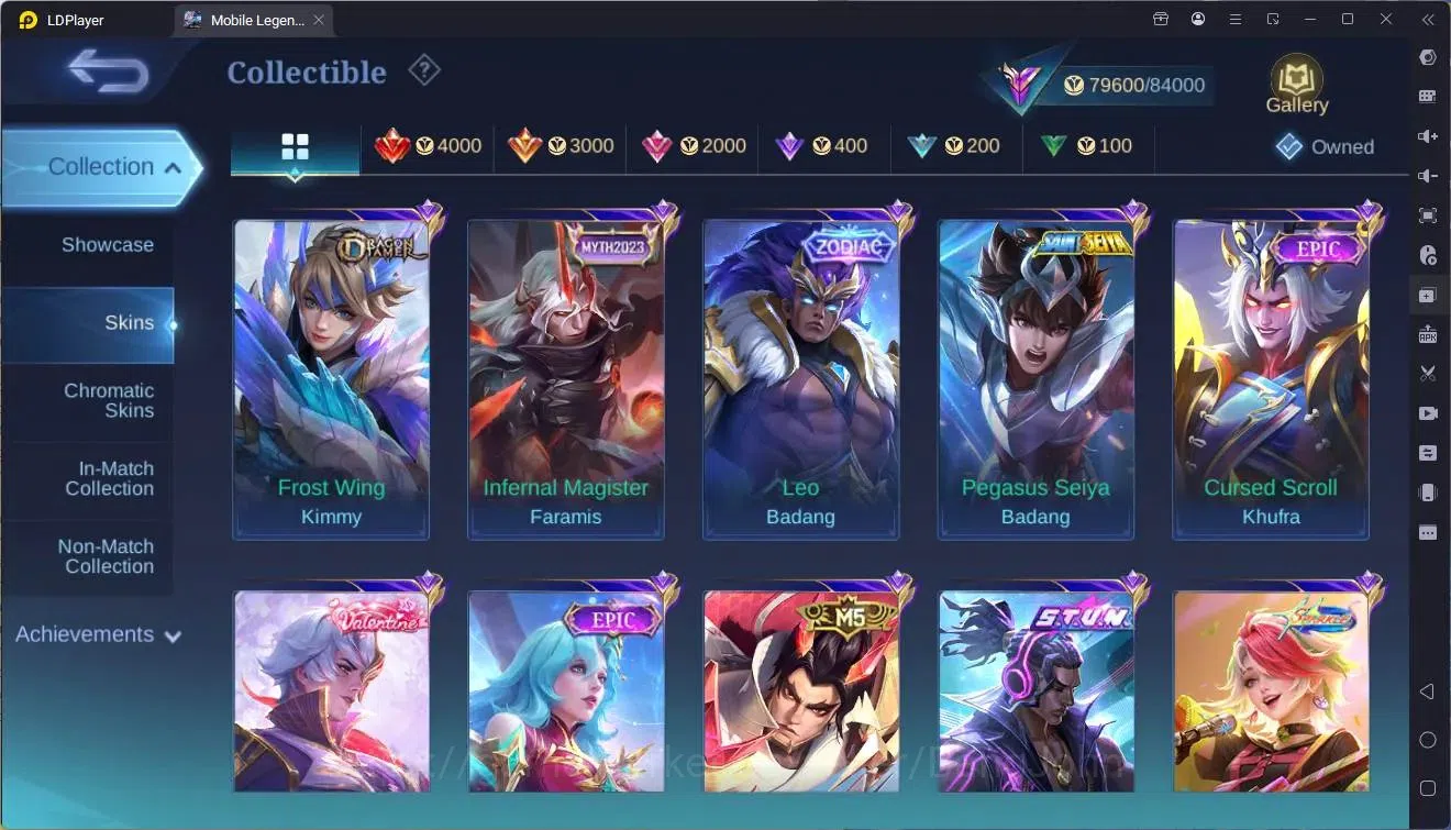Mobile Legends: Bang Bang Accounts Global|Hero 132|Skin 330|Renowned|KOF Chou,Karina| image 15