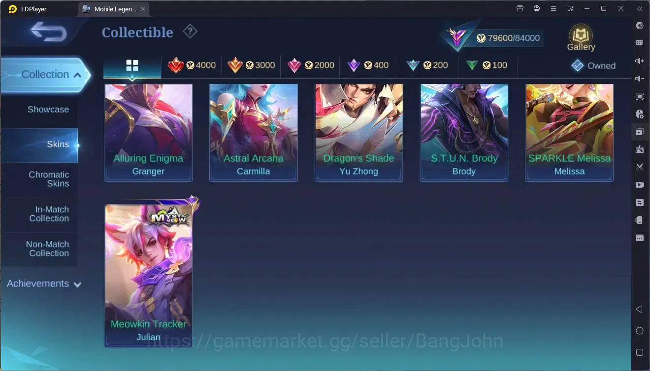 Mobile Legends: Bang Bang Accounts Global|Hero 132|Skin 330|Renowned|KOF Chou,Karina| image 17