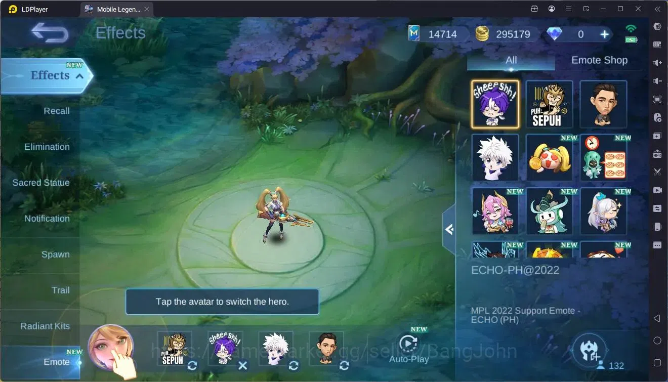 Mobile Legends: Bang Bang Accounts Global|Hero 132|Skin 330|Renowned|KOF Chou,Karina| image 6