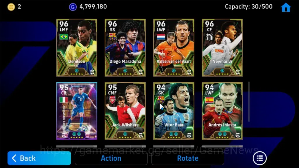 eFootball Accounts Android|Epic Fabio Cannavaro,Oliver Kahn,Raul,Riva image 10
