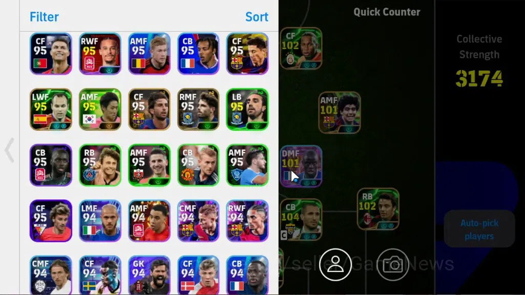 eFootball Accounts Android|Epic Fabio Cannavaro,Oliver Kahn,Raul,Riva image 3