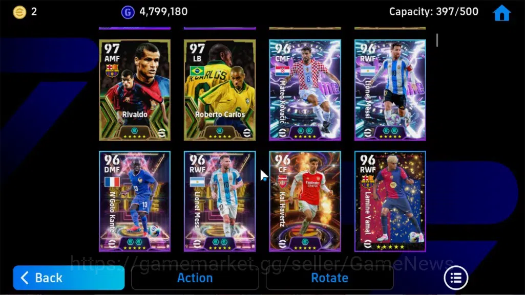 eFootball Accounts Android|Epic Fabio Cannavaro,Oliver Kahn,Raul,Riva image 6