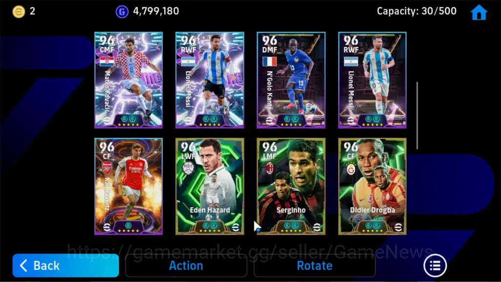 eFootball Accounts Android|Epic Fabio Cannavaro,Oliver Kahn,Raul,Riva image 9