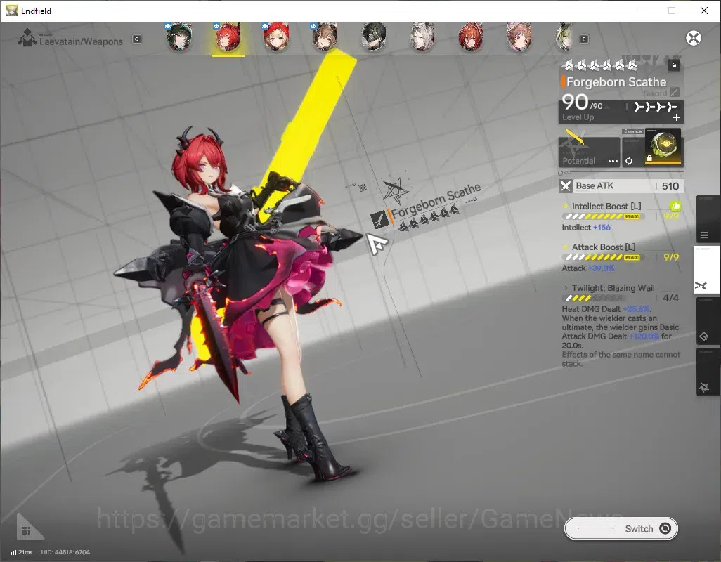 Arknights: Endfield Accounts ASIA|Lv 60|Ori 25|Oro 7k|9 SSR(4Limit)+16 (*6WEP)| image 4