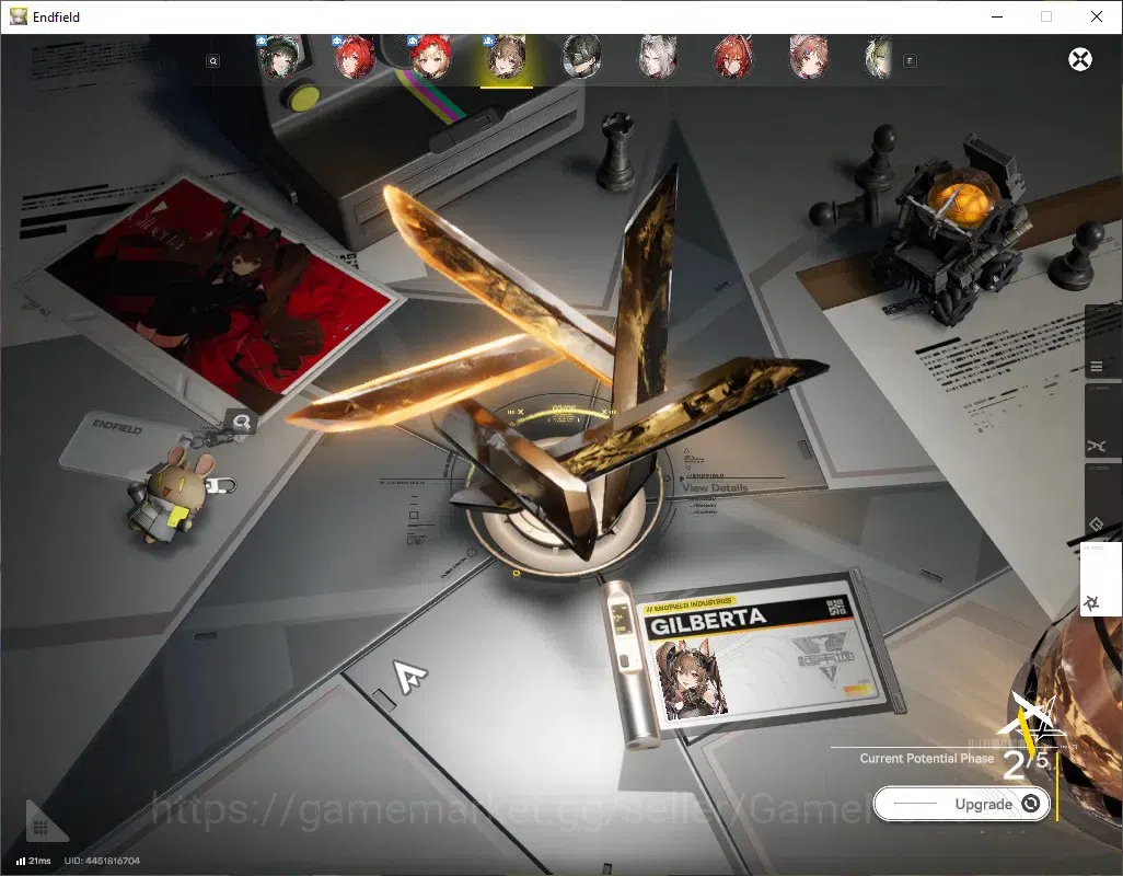 Arknights: Endfield Accounts ASIA|Lv 60|Ori 25|Oro 7k|9 SSR(4Limit)+16 (*6WEP)| image 8