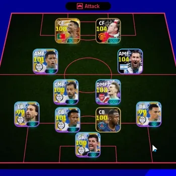 eFootball Accounts Legends & Iconic Players Android|Power 3119|BigTime Cristiano Ronaldo Jun'26|Epic Wayne