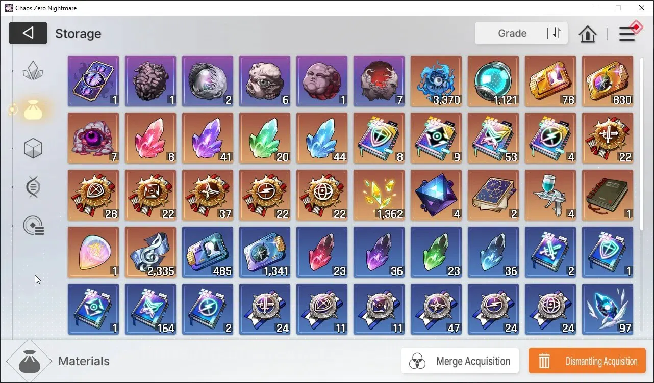 Chaos Zero Nightmare Accounts Global Lv54 | 9 SSR Heidemarie EM1,Nine,Sereniel,C image 18