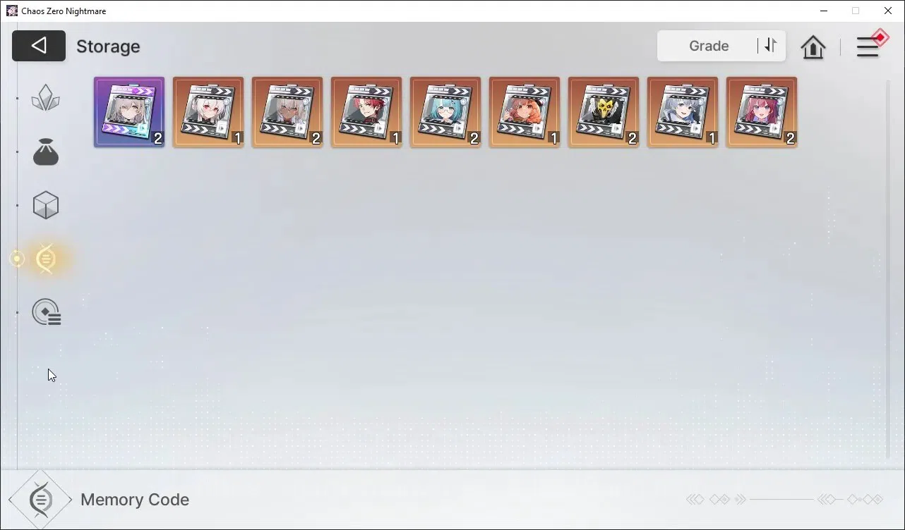 Chaos Zero Nightmare Accounts Global Lv54 | 9 SSR Heidemarie EM1,Nine,Sereniel,C image 19