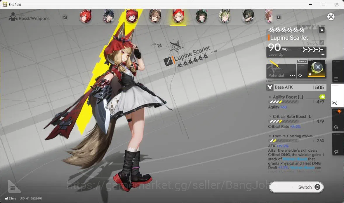 Arknights: Endfield Accounts ASIA|LVL 57, Z fungyi sign,Laevatain sign,gilberta image 11