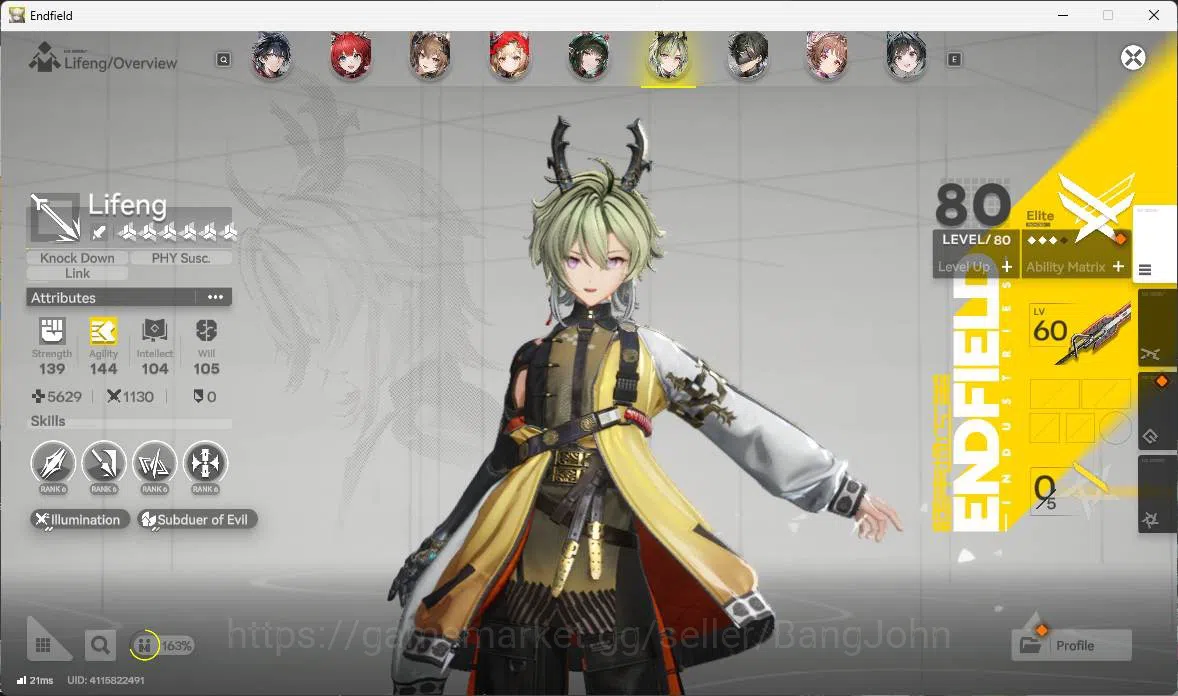 Arknights: Endfield Accounts ASIA|LVL 57, Z fungyi sign,Laevatain sign,gilberta image 15
