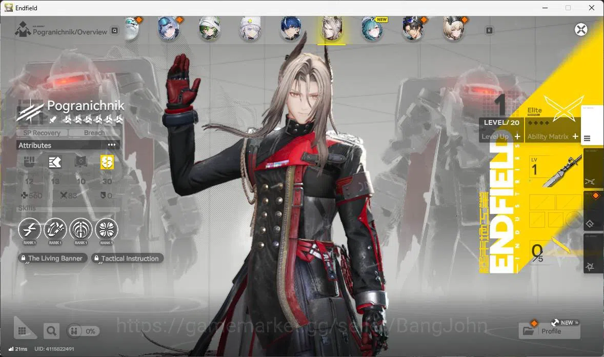 Arknights: Endfield Accounts ASIA|LVL 57, Z fungyi sign,Laevatain sign,gilberta image 17