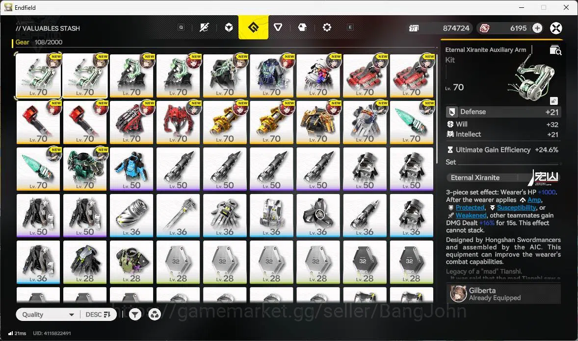 Arknights: Endfield Accounts ASIA|LVL 57, Z fungyi sign,Laevatain sign,gilberta image 20