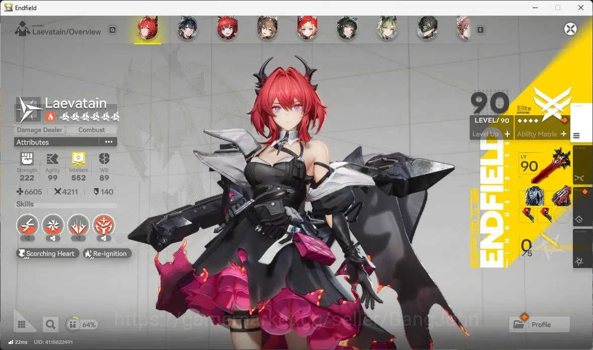 Arknights: Endfield Accounts ASIA|LVL 57, Z fungyi sign,Laevatain sign,gilberta image 6