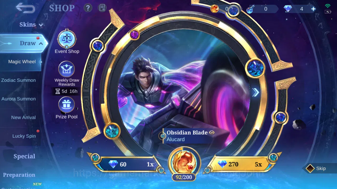 Mobile Legends: Bang Bang Accounts Others Hero 131 | Skin 270 | GLORY | KOF Karina | Sanrio Floryn | Annual Hayabusa 17
