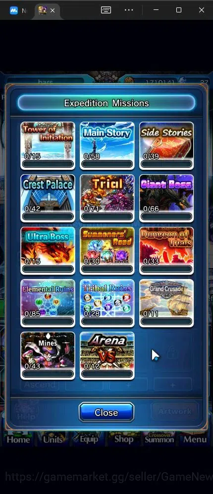Grand Summoners Accounts Global |Rank 26|5 Ascend + 1 TW|Demon Lord Rimuru  image 7