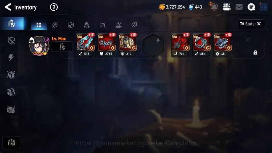 Epic Seven Accounts High-End Global Unverif | 5 ML(LQ Charlotte,EIlynav,DJ Basar,Salome,A Vildred)|PoH+Bless ON|SS 440|Gold 11