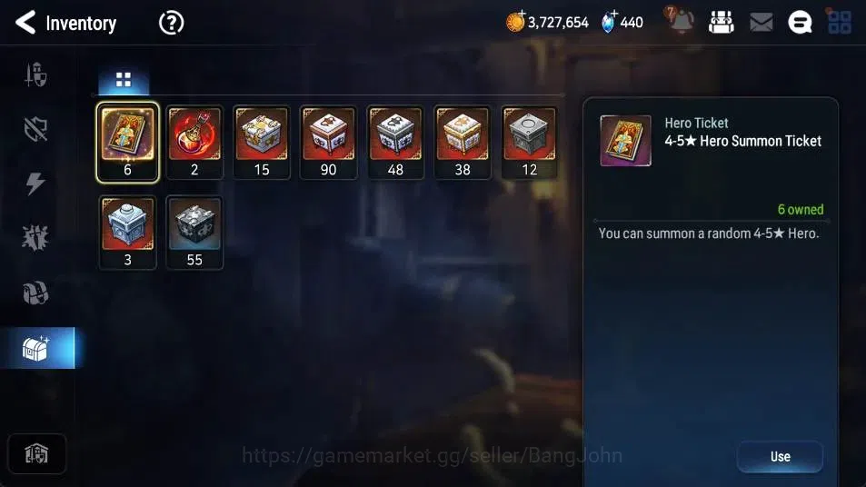 Epic Seven Accounts High-End Global Unverif | 5 ML(LQ Charlotte,EIlynav,DJ Basar,Salome,A Vildred)|PoH+Bless ON|SS 440|Gold 15