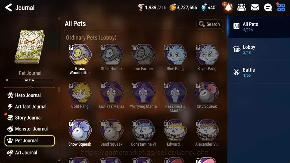 Epic Seven Accounts High-End Global Unverif | 5 ML(LQ Charlotte,EIlynav,DJ Basar,Salome,A Vildred)|PoH+Bless ON|SS 440|Gold 9