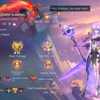 Mobile Legends: Bang Bang Accounts Collector Hero138|Skin 640|World|HighGlory 88|5