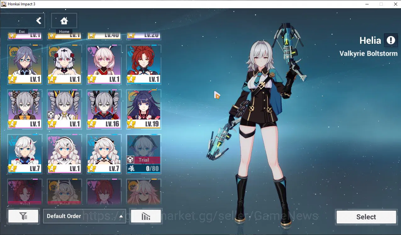 Honkai Impact 3rd Accounts SEA Lv 80|2 Fullset|Rita ME 4/4,Theresa Apocalypse image 14