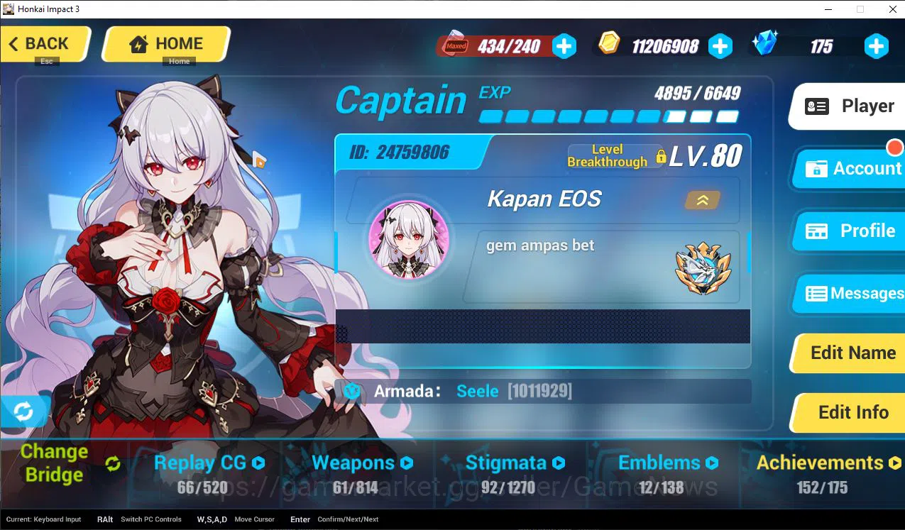 Honkai Impact 3rd Accounts SEA Lv 80|2 Fullset|Rita ME 4/4,Theresa Apocalypse image 19