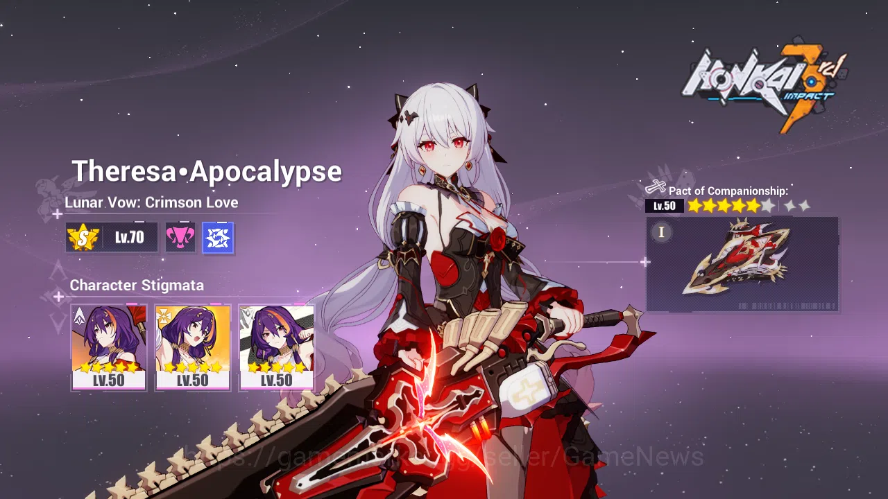 Honkai Impact 3rd Accounts SEA Lv 80|2 Fullset|Rita ME 4/4,Theresa Apocalypse image 3