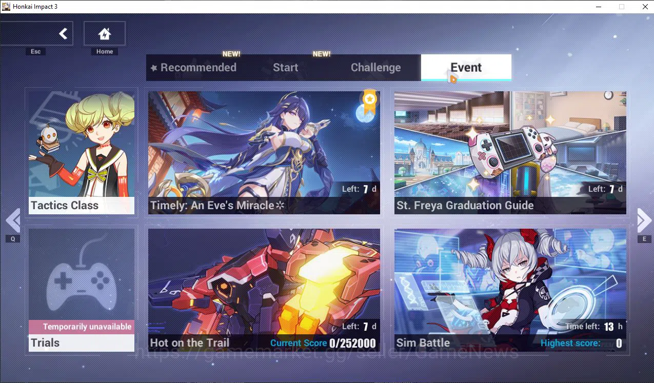 Honkai Impact 3rd Accounts SEA Lv 80|2 Fullset|Rita ME 4/4,Theresa Apocalypse image 6