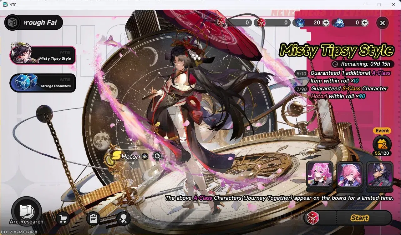 Neverness to Everness Accounts SEA |Starter| Lv 9 | 4S (Hotori,Hathor,Baicang,Jiuyuan) + 5 | MC Male | TakeMail Check SS 4
