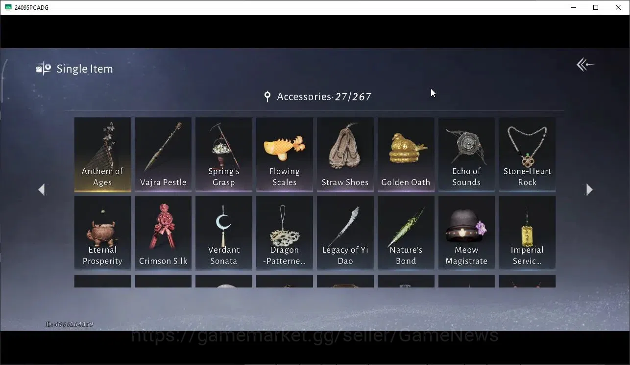 Where Winds Meet Accounts GLOBAL|Lv 95|25K GS|Elegy of Petals Set|Peaceful L image 20